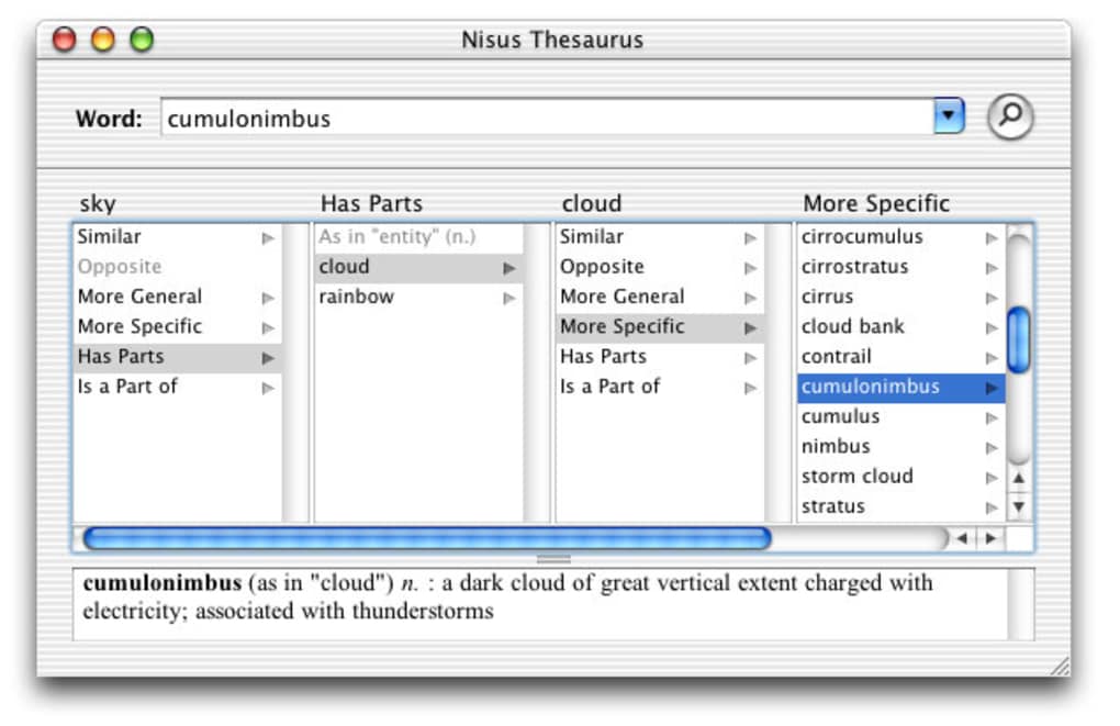 best thesaurus for mac